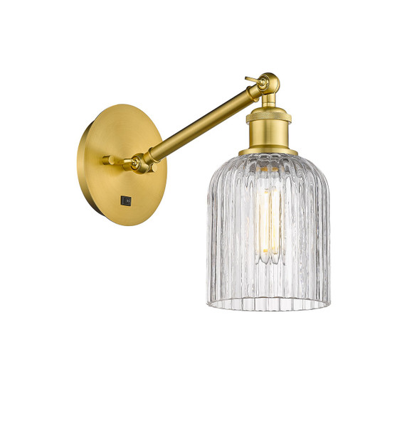Sconces Single Glass by Innovations ( 405 | 317-1W-SG-G559-5CL Ballston ) 