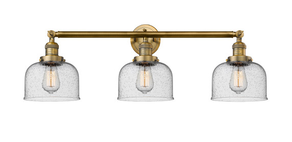 Bathroom Fixtures Three Lights by Innovations ( 405 | 205-BB-G74 Franklin Restoration ) 