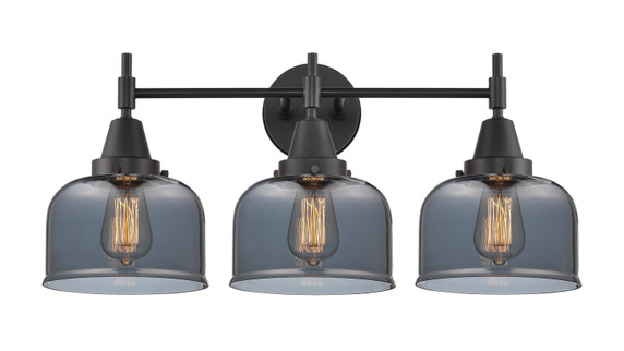 Bathroom Fixtures Three Lights by Innovations ( 405 | 447-3W-BK-G73-LED Caden ) 