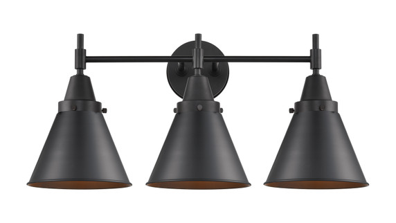 Bathroom Fixtures Three Lights by Innovations ( 405 | 447-3W-BK-M13-BK Caden ) 