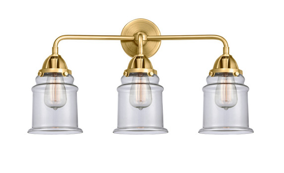 Bathroom Fixtures Three Lights by Innovations ( 405 | 288-3W-SG-G182-LED Nouveau 2 ) 