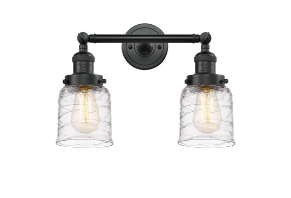 Bathroom Fixtures Two Lights by Innovations ( 405 | 208-BK-G513-LED Franklin Restoration ) 