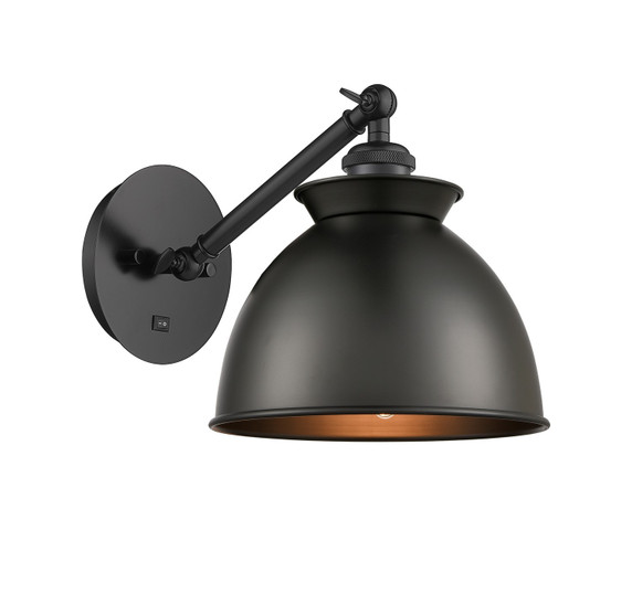 Sconces Metal by Innovations ( 405 | 317-1W-BK-M14-BK Ballston ) 