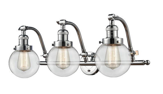Bathroom Fixtures Three Lights by Innovations ( 405 | 515-3W-PC-G202-6 Franklin Restoration ) 