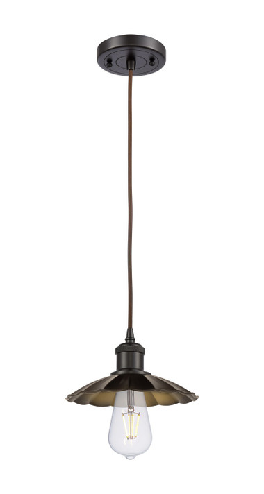 Mini Pendants Exposed Lamps by Innovations ( 405 | 516-1P-OB-M17-OB Ballston ) 