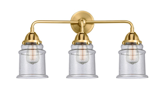 Bathroom Fixtures Three Lights by Innovations ( 405 | 288-3W-SG-G184-LED Nouveau 2 ) 