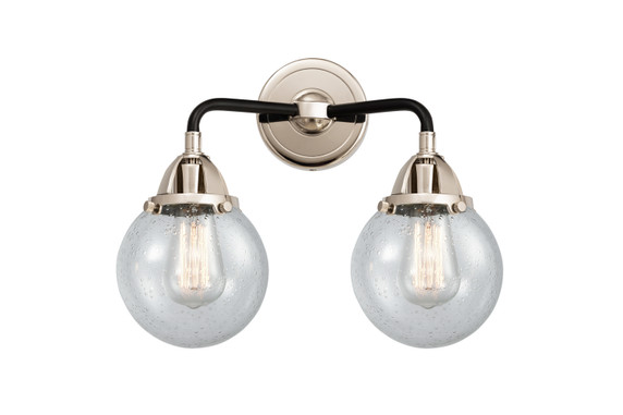 Bathroom Fixtures Two Lights by Innovations ( 405 | 288-2W-BPN-G204-6 Nouveau 2 ) 