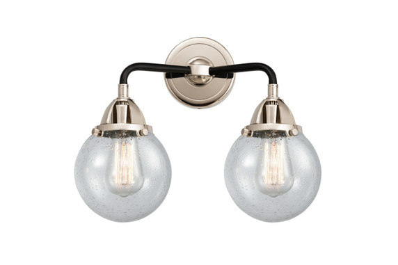 Bathroom Fixtures Two Lights by Innovations ( 405 | 288-2W-BPN-G204-6-LED Nouveau 2 ) 