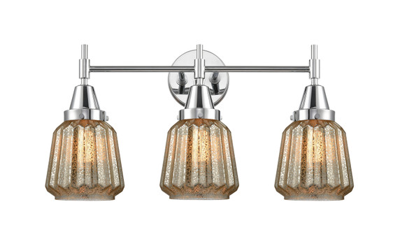 Bathroom Fixtures Three Lights by Innovations ( 405 | 447-3W-PC-G146 Caden ) 
