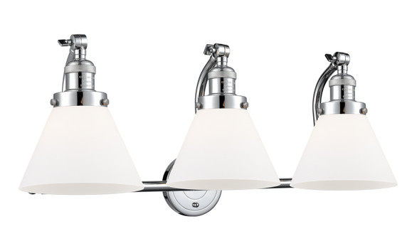 Bathroom Fixtures Three Lights by Innovations ( 405 | 515-3W-PC-G41 Franklin Restoration ) 
