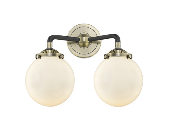 Bathroom Fixtures Two Lights by Innovations ( 405 | 284-2W-BAB-G201-6 Nouveau ) 