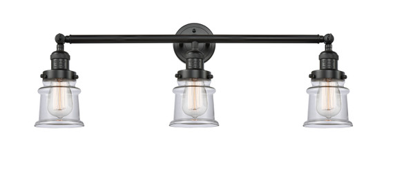 Bathroom Fixtures Three Lights by Innovations ( 405 | 205-BK-G182S Franklin Restoration ) 