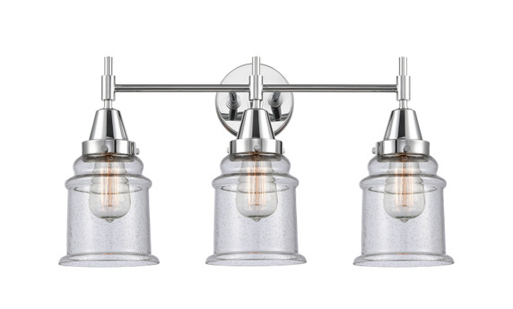 Bathroom Fixtures Three Lights by Innovations ( 405 | 447-3W-PC-G184 Caden ) 