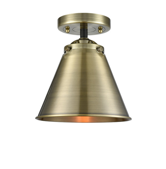 Semi-Flush Mts. Glass Down by Innovations ( 405 | 284-1C-BAB-M13-AB Nouveau ) 