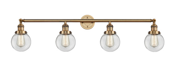 Bathroom Fixtures Four Lights by Innovations ( 405 | 215-BB-G202-6-LED Franklin Restoration ) 