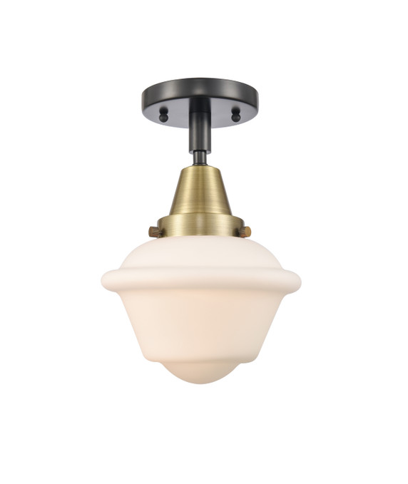 Semi-Flush Mts. Glass Down by Innovations ( 405 | 447-1C-BAB-G531-LED Caden ) 