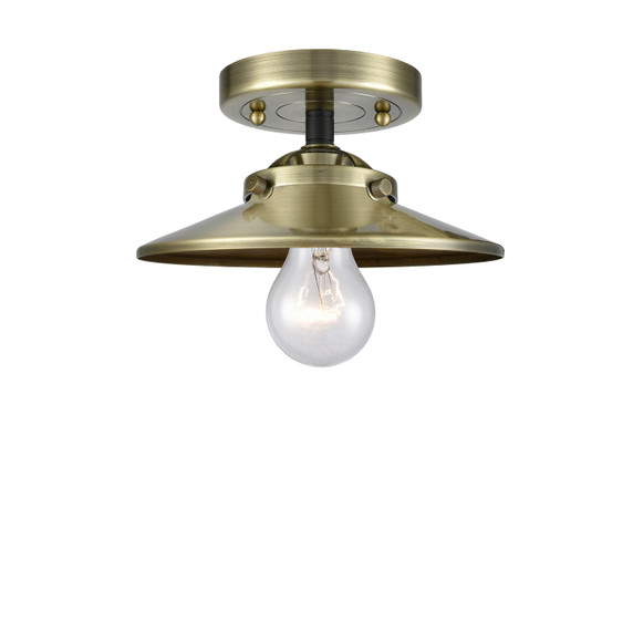 Semi-Flush Mts. Exposed Lamps by Innovations ( 405 | 284-1C-BAB-M4-AB Nouveau ) 
