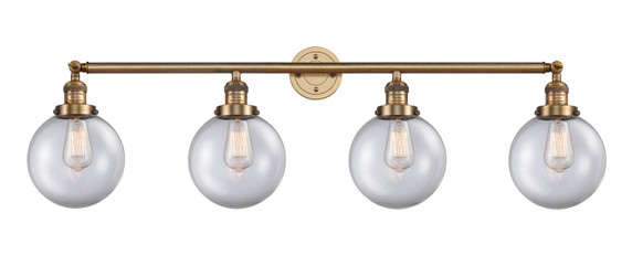 Bathroom Fixtures Four Lights by Innovations ( 405 | 215-BB-G202-8-LED Franklin Restoration ) 