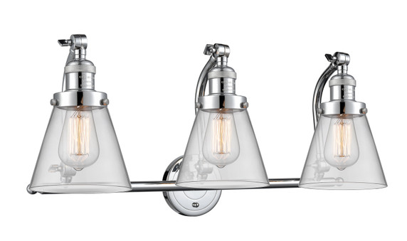 Bathroom Fixtures Three Lights by Innovations ( 405 | 515-3W-PC-G62-LED Franklin Restoration ) 