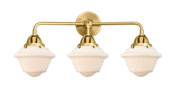 Bathroom Fixtures Three Lights by Innovations ( 405 | 288-3W-SG-G531-LED Nouveau 2 ) 