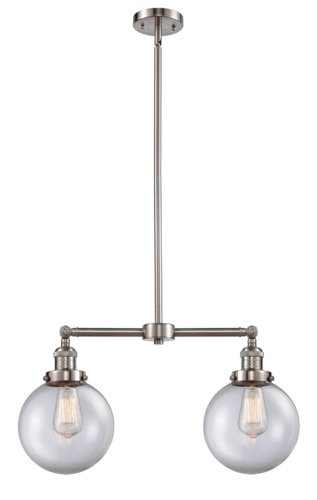 Linear/Island 2 Light Bar by Innovations ( 405 | 209-SN-G202-8-LED Franklin Restoration ) 