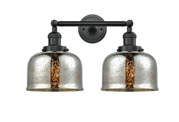 Bathroom Fixtures Two Lights by Innovations ( 405 | 208-BK-G78-LED Franklin Restoration ) 