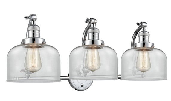 Bathroom Fixtures Three Lights by Innovations ( 405 | 515-3W-PC-G72 Franklin Restoration ) 