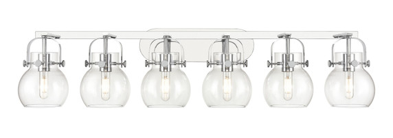 Bathroom Fixtures Five+Lights by Innovations ( 405 | 423-6W-PC-G410-6CL Downtown Urban ) 