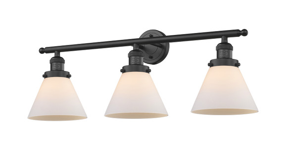 Bathroom Fixtures Three Lights by Innovations ( 405 | 205-BK-G41 Franklin Restoration ) 