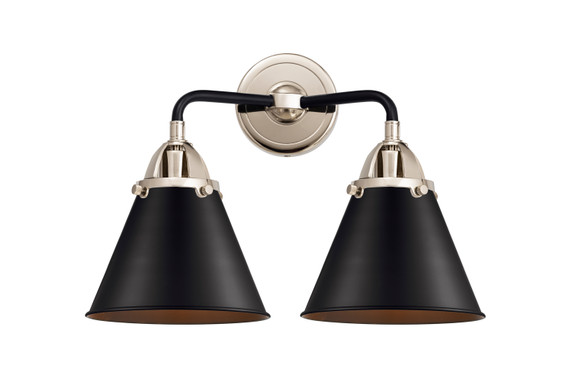 Bathroom Fixtures Two Lights by Innovations ( 405 | 288-2W-BPN-M13-BK Nouveau 2 ) 