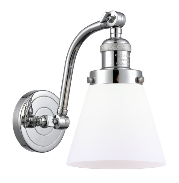 Sconces Single Glass by Innovations ( 405 | 515-1W-PC-G61 Franklin Restoration ) 