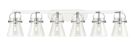 Bathroom Fixtures Five+Lights by Innovations ( 405 | 423-6W-PC-G411-6CL Downtown Urban ) 
