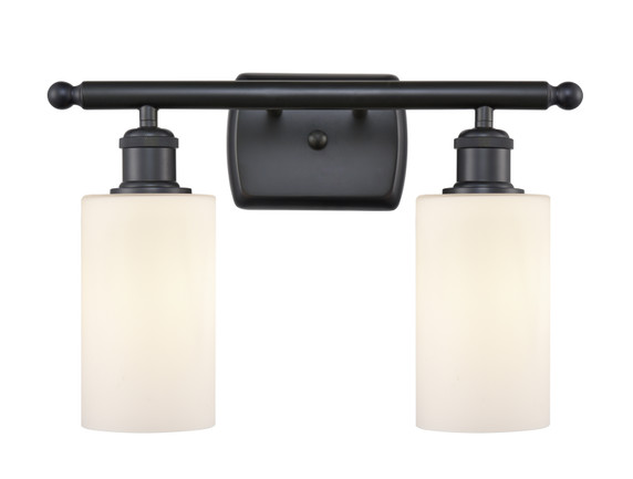 Bathroom Fixtures Two Lights by Innovations ( 405 | 516-2W-BK-G801-LED Ballston ) 