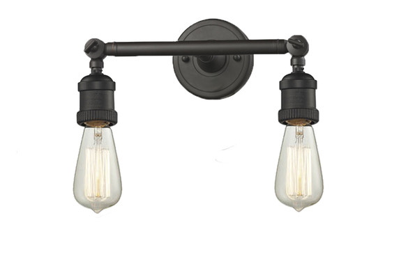 Bathroom Fixtures Two Lights by Innovations ( 405 | 208-OB Franklin Restoration ) 