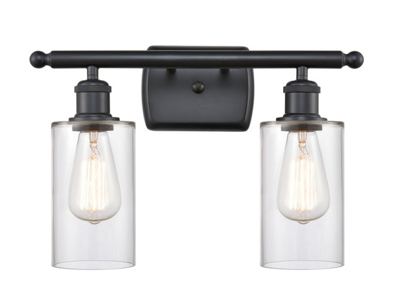 Bathroom Fixtures Two Lights by Innovations ( 405 | 516-2W-BK-G802 Ballston ) 