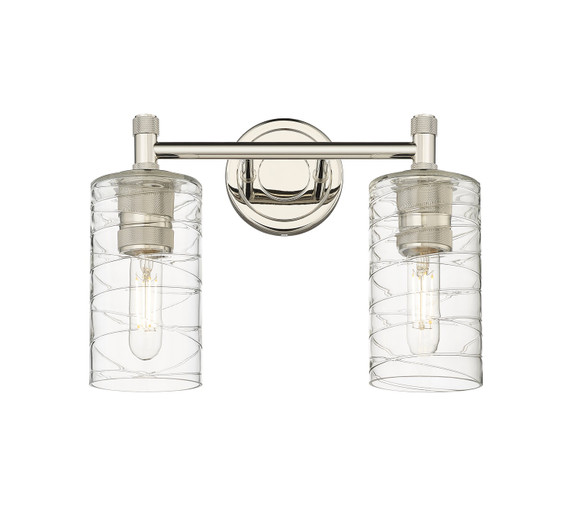 Bathroom Fixtures Two Lights by Innovations ( 405 | 434-2W-PN-G434-7DE Downtown Urban ) 