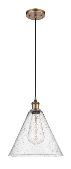 Pendants Glass Down by Innovations ( 405 | 516-1P-BB-GBC-124-LED Ballston ) 
