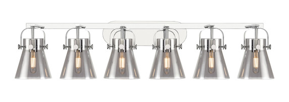 Bathroom Fixtures Five+Lights by Innovations ( 405 | 423-6W-PC-G411-6SM Downtown Urban ) 
