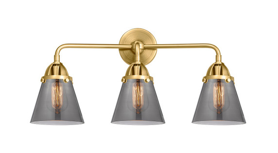 Bathroom Fixtures Three Lights by Innovations ( 405 | 288-3W-SG-G63-LED Nouveau 2 ) 