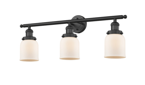 Bathroom Fixtures Three Lights by Innovations ( 405 | 205-BK-G51 Franklin Restoration ) 