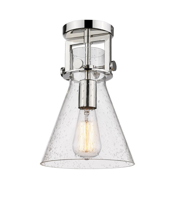 Flush Mounts Glass Down by Innovations ( 405 | 411-1F-PN-G411-8SDY Downtown Urban ) 
