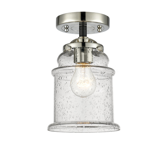 Semi-Flush Mts. Glass Down by Innovations ( 405 | 284-1C-BPN-G184 Nouveau ) 