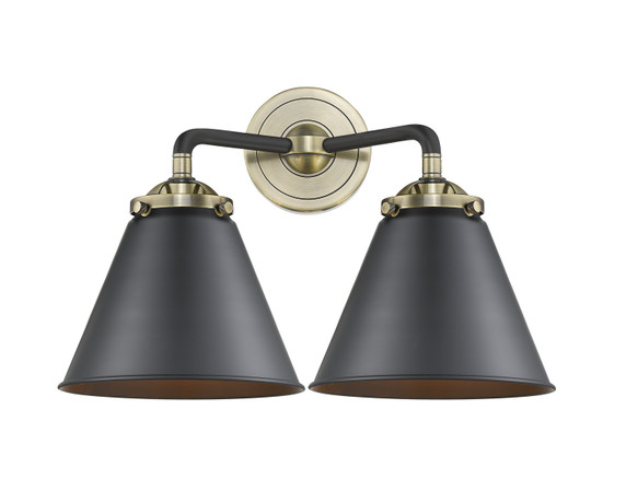 Bathroom Fixtures Two Lights by Innovations ( 405 | 284-2W-BAB-M13-BK Nouveau ) 