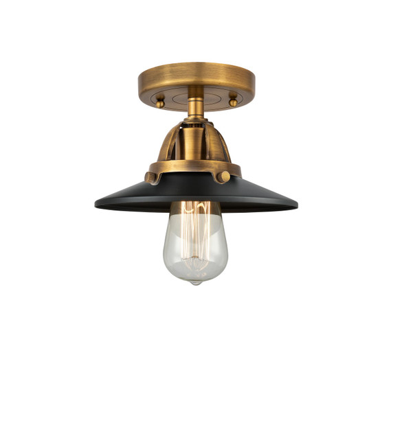 Semi-Flush Mts. Exposed Lamps by Innovations ( 405 | 288-1C-BB-M6-BK-LED Nouveau 2 ) 