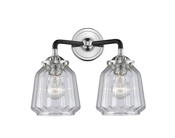 Bathroom Fixtures Two Lights by Innovations ( 405 | 284-2W-BPN-G142 Nouveau ) 