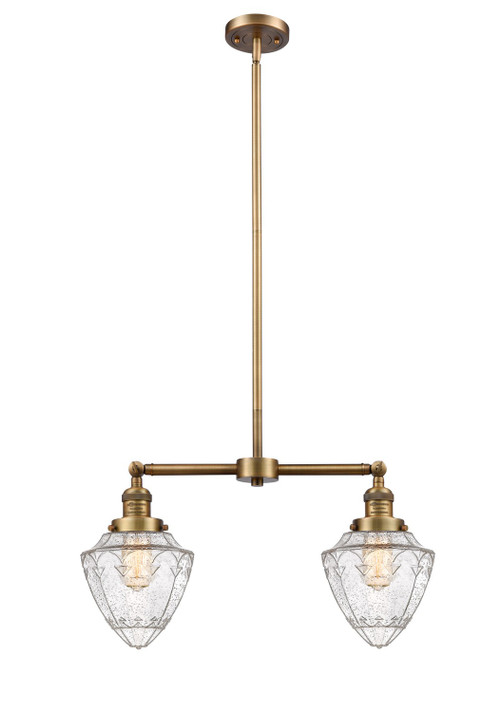 Linear/Island 2 Light Bar by Innovations ( 405 | 209-BB-G664-7-LED Franklin Restoration ) 