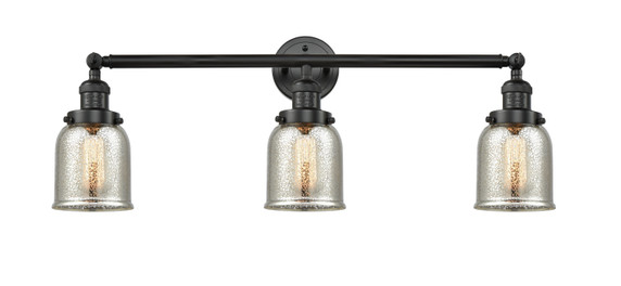 Bathroom Fixtures Three Lights by Innovations ( 405 | 205-BK-G58-LED Franklin Restoration ) 