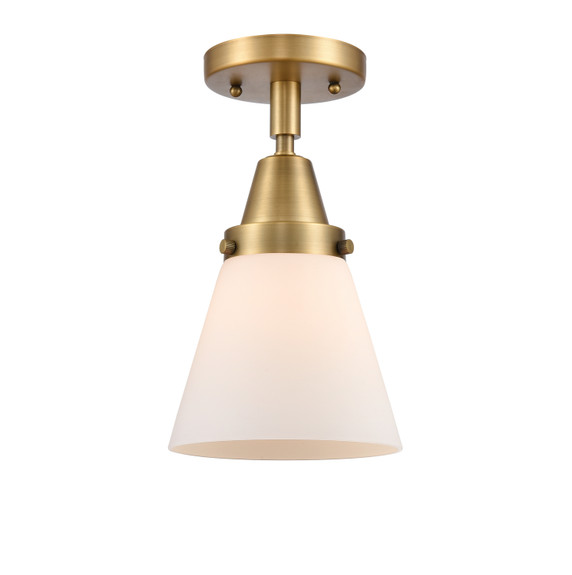 Semi-Flush Mts. Glass Down by Innovations ( 405 | 447-1C-BB-G61-LED Caden ) 