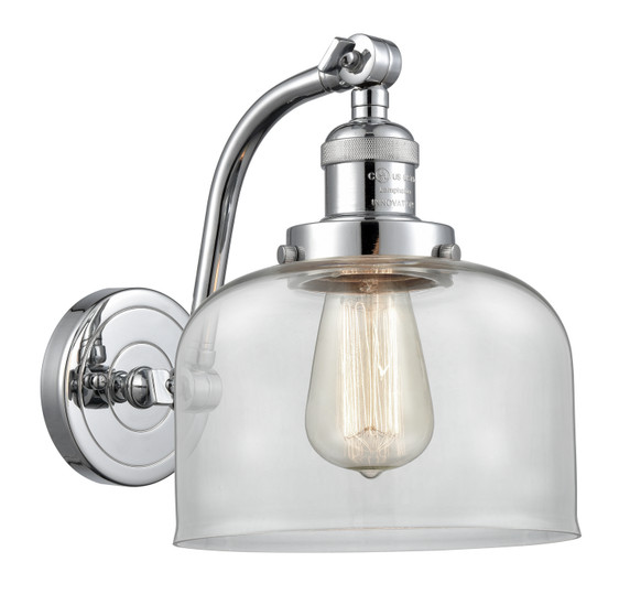 Sconces Single Glass by Innovations ( 405 | 515-1W-PC-G72-LED Franklin Restoration ) 