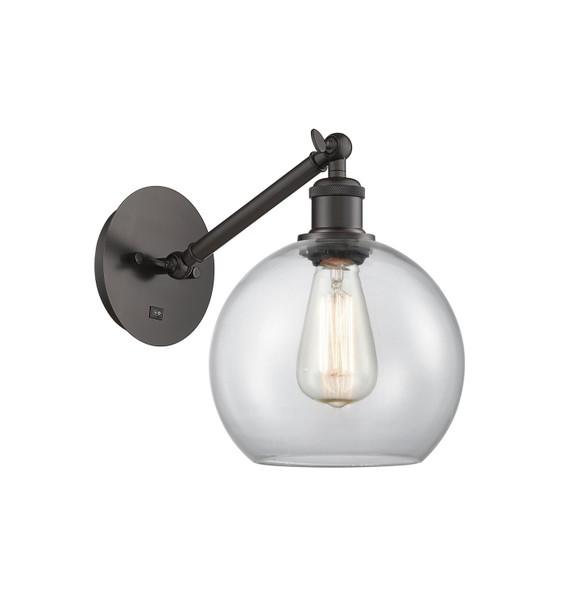 Sconces Single Glass by Innovations ( 405 | 317-1W-OB-G122-8-LED Ballston ) 
